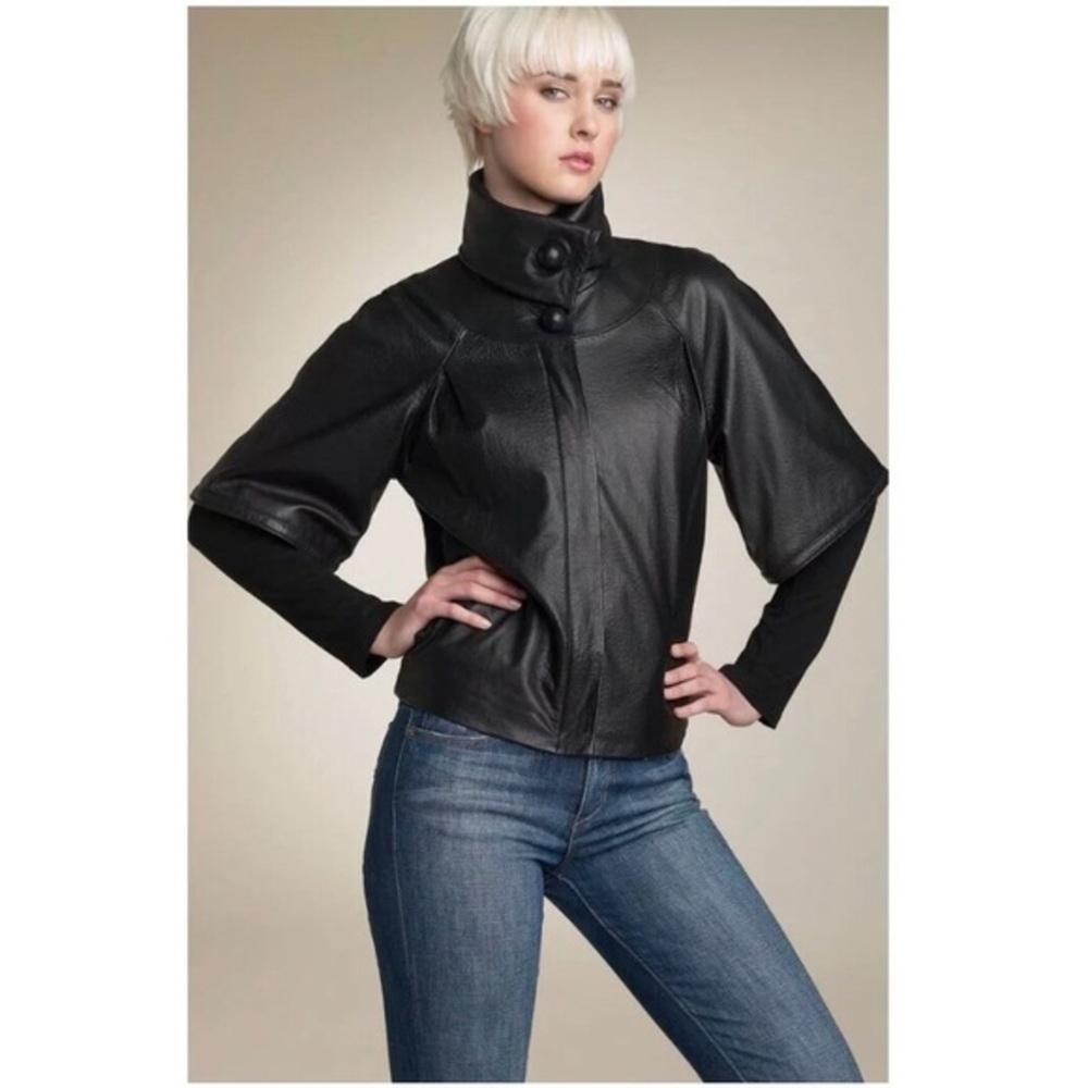 Sheri Bodell 100% Lamb Leather Jacket - Picture 3 of 4